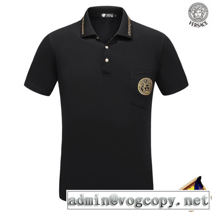 ヴェルサーチ VERSACE 2色可選 半袖Tシャツ 2018春夏新作 吸汗性に優れ 魅力をプラス