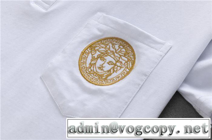 ヴェルサーチ VERSACE 2色可選 半袖Tシャツ 2018春夏新作 吸汗性に優れ 魅力をプラス
