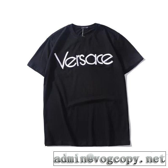 有名人同じアイテムヴェルサーチ VERSACE 4色可選 半袖/Tシャツ売上ランキング1位