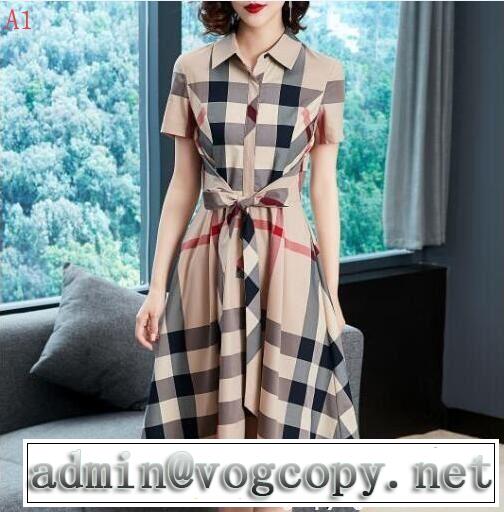 ネット販売限定BURBERRY 柔らかな質感2018最安値！多色可選ワンピース バーバリー