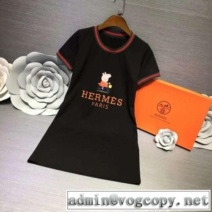 オシャレHERMES 2色可選ワンピースを満喫できる 2018年最旬トレンド エルメス