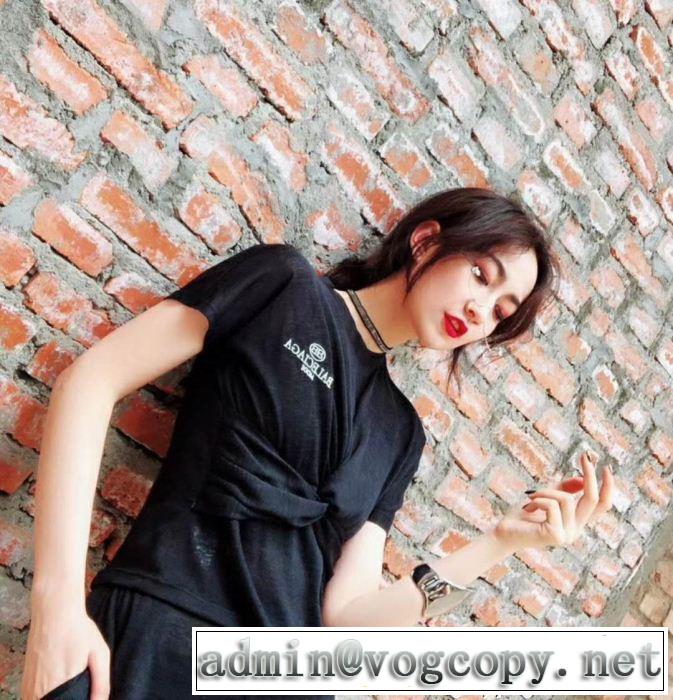  春夏大活躍 バレンシアガ BALENCIAGA 上下セット2018年春夏入荷 3色可選Tシャツ/半袖