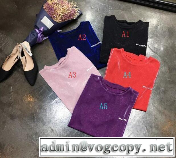 2018年春夏入荷 バレンシアガ BALENCIAGA上下セット多色可選モデル大絶賛 Tシャツ/半袖