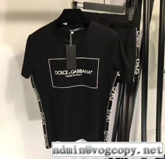 Dolce&Gabbana 2018年最新人気 2色可選Tシャツ/半袖注目作品 ドルチェ＆ガッバーナ