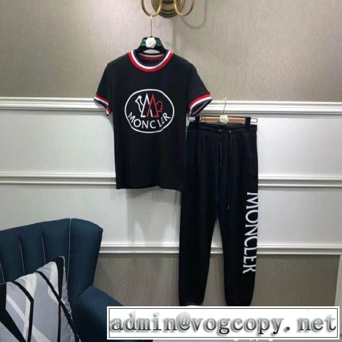 2色可選Tシャツ/半袖2018最高ランキング モンクレール今季大人気新作登場 MONCLER 上下セット