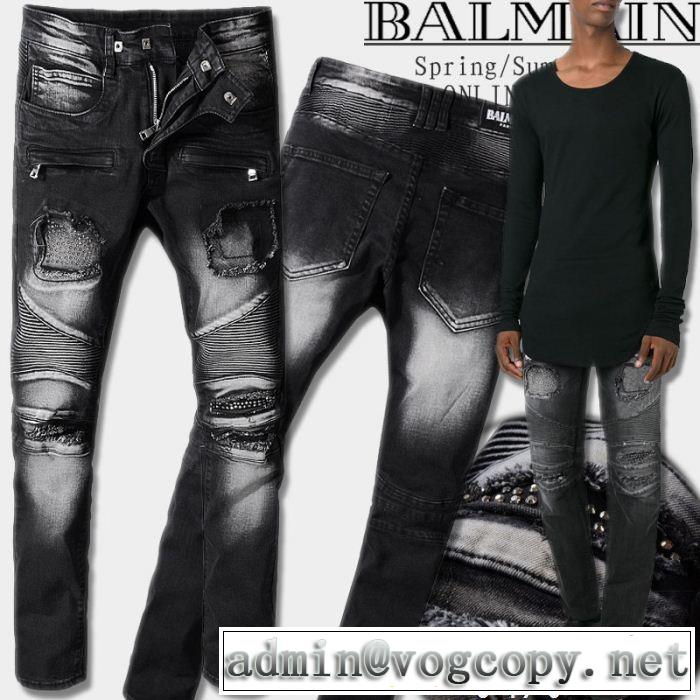 今っぽさ人気定番品 ブランド ジーンズ 夏季超人気 バルマン BALMAIN 話題となる人気品