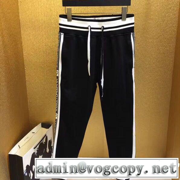  秋冬大活躍 2018年秋冬入荷 スエットパンツ Dolce&Gabbana ドルチェ＆ガッバーナ2色可選