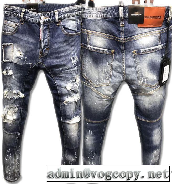 良好品 デニデニムパンツ メンズ 2018新作 ディースクエアード DSQUARED2