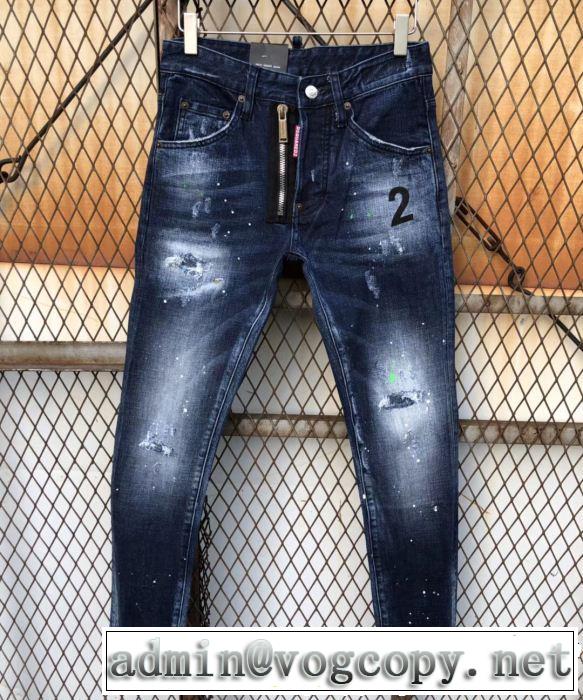  個性的なモデル　秋冬大活躍　ディースクエアード DSQUARED2  目前の注目ブランド　ジーンズ