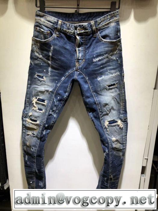 人気デザインで欲しい ジーパン パンツこれは欲しい DSQUARED2 ディースクエアード2018【SALE！】