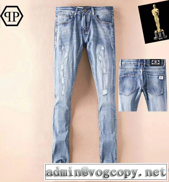 2018新作 デニムパンツ フィリッププレイン PHILIPP PLEIN スリムフィット