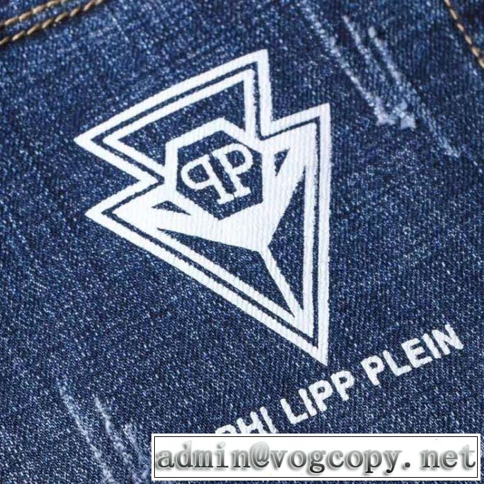 モード フィリッププレイン PHILIPP PLEIN 2018新作 デニムパンツ 注目美品