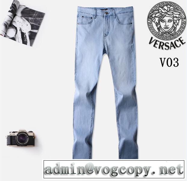 動きやすさの叶えた2018春夏新作ヴェルサーチ VERSACE ジーンズ定番ボトム
