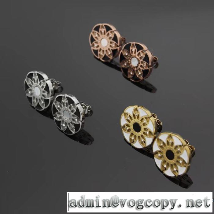 多色可選 2018春夏新作 めちゃくちゃお得 ピアス ブルガリ BVLGARI