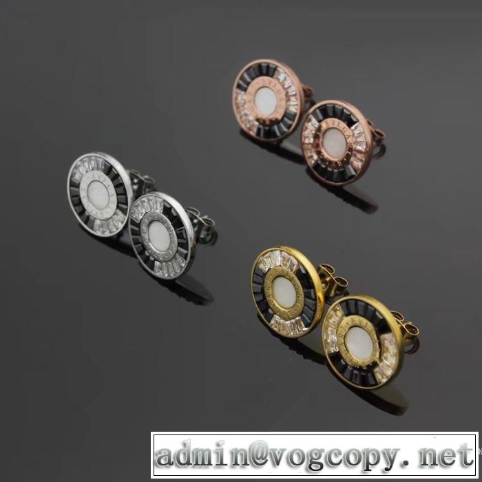 ブルガリ BVLGARI 3色可選 2018春夏新作 大人気☆NEW!! ピアス