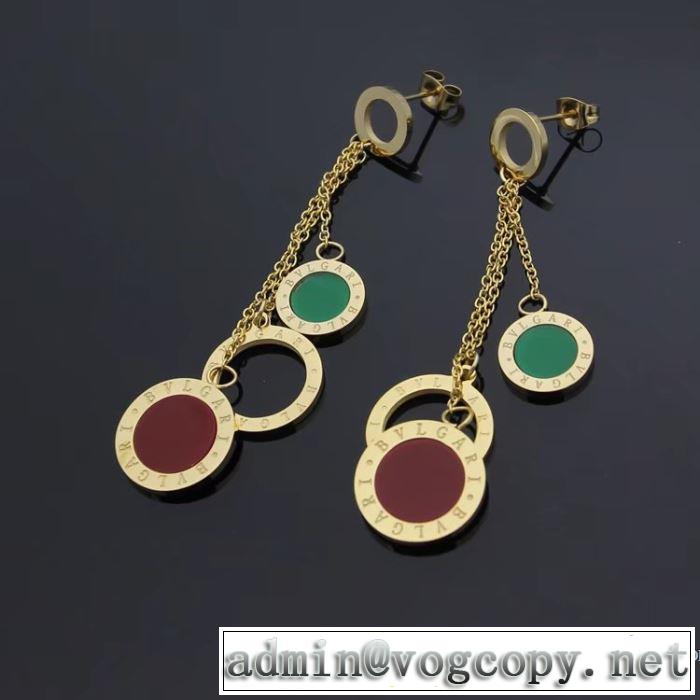 ピアス 2018春夏新作 欧米韓流/雑誌 ブルガリ BVLGARI 3色可選
