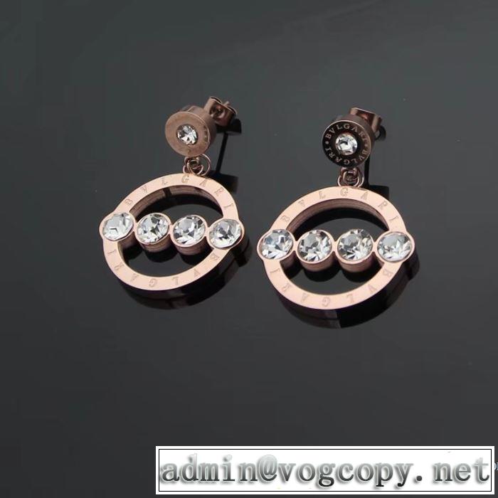 3色可選 2018春夏新作 ピアス ブルガリ BVLGARI 耐久性に優れ