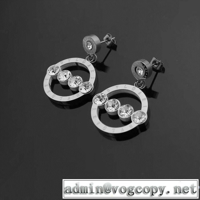 3色可選 2018春夏新作 ピアス ブルガリ BVLGARI 耐久性に優れ