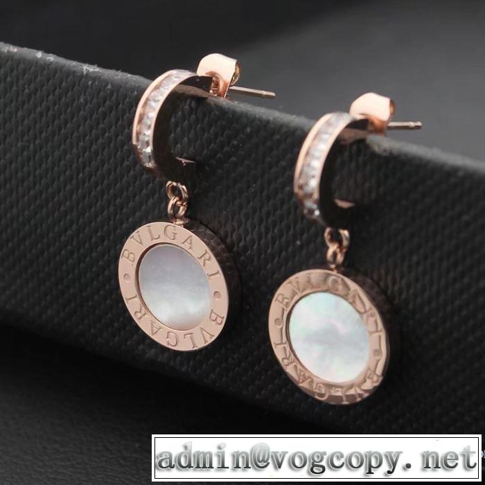 オリジナルデザイン ブルガリ BVLGARI 3色可選 2018春夏新作 ピアス 格安！