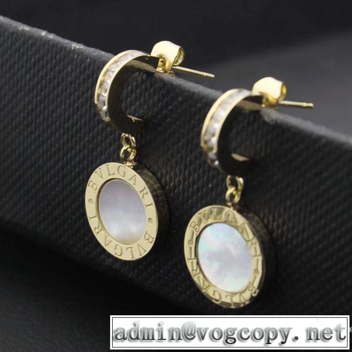 オリジナルデザイン ブルガリ BVLGARI 3色可選 2018春夏新作 ピアス 格安！