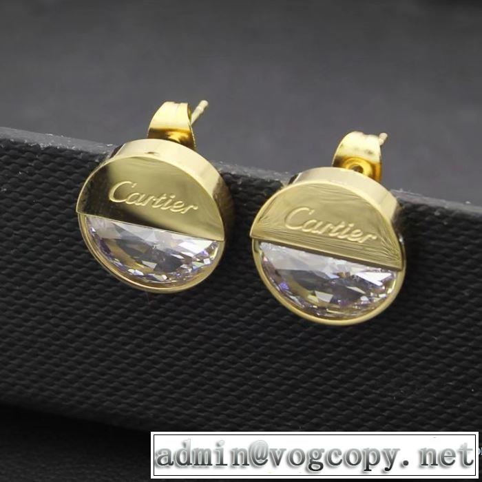 2018春夏新作 カルティエ CARTIER 3色可選 ピアス デザイン性の高い