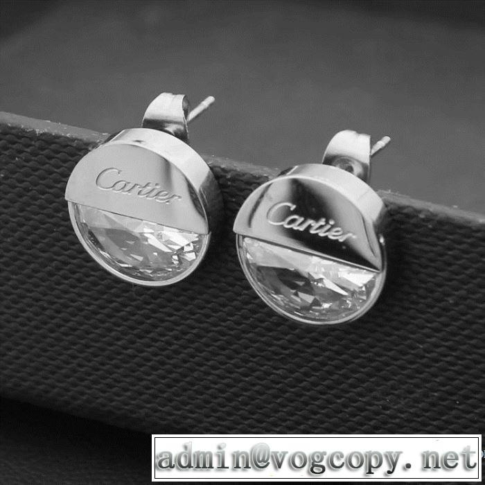 2018春夏新作 カルティエ CARTIER 3色可選 ピアス デザイン性の高い