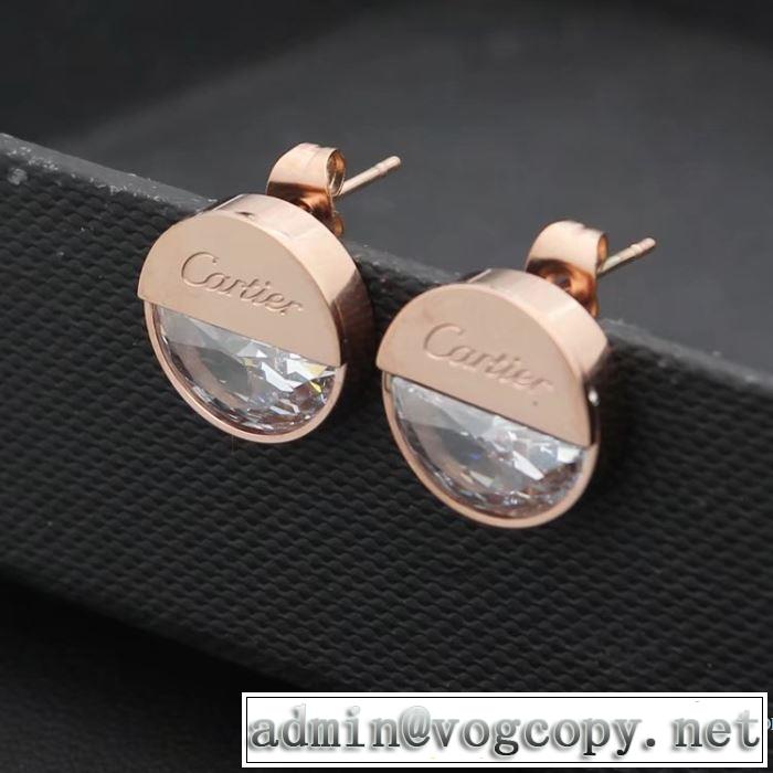 2018春夏新作 カルティエ CARTIER 3色可選 ピアス デザイン性の高い