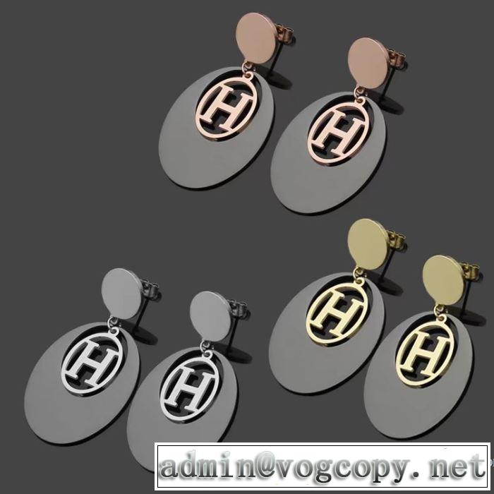 お買い得本物保証 2018春夏新作 ピアス エルメス HERMES 3色可選