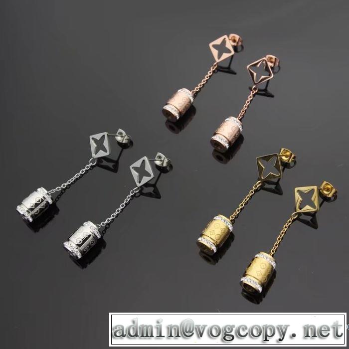 ルイ ヴィトン LOUIS VUITTON 3色可選 2018春夏新作 ピアス 激安大特価安い