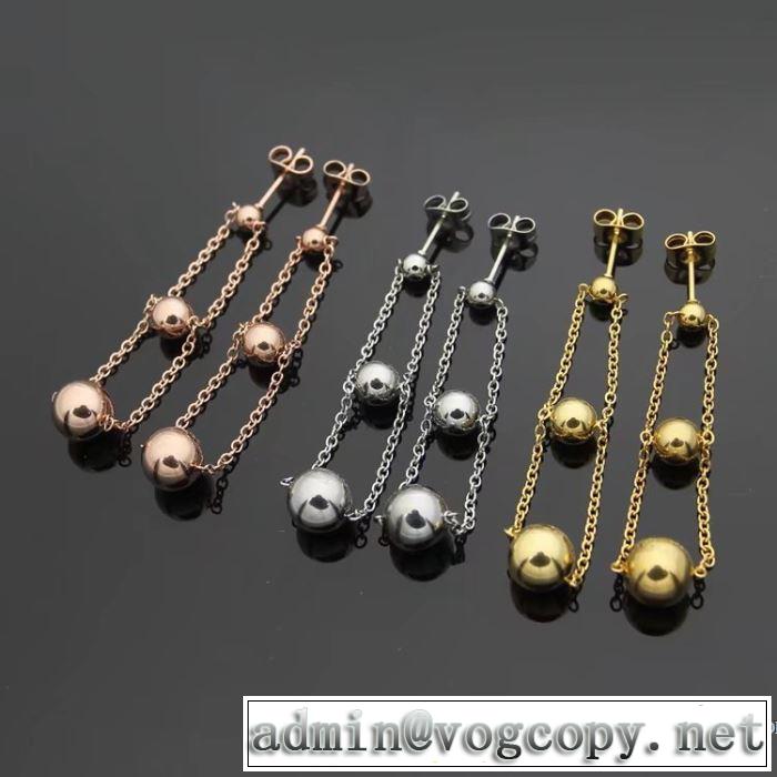 超人気美品◆ 2018春夏新作 ティファニー Tiffany&Co 揺れる ピアス 3色可選