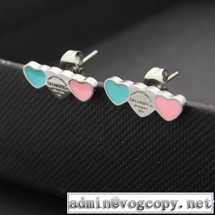 オリジナル 2018春夏新作 ティファニー Tiffany&Co ピアス 3色可選