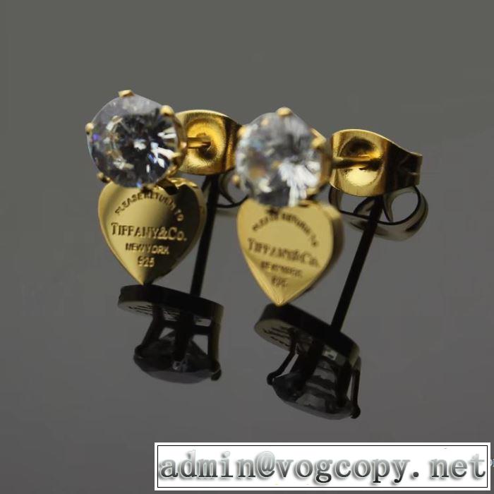 2018春夏新作 ティファニー Tiffany&Co 3色可選 上品な輝きを放つ形 ピアス