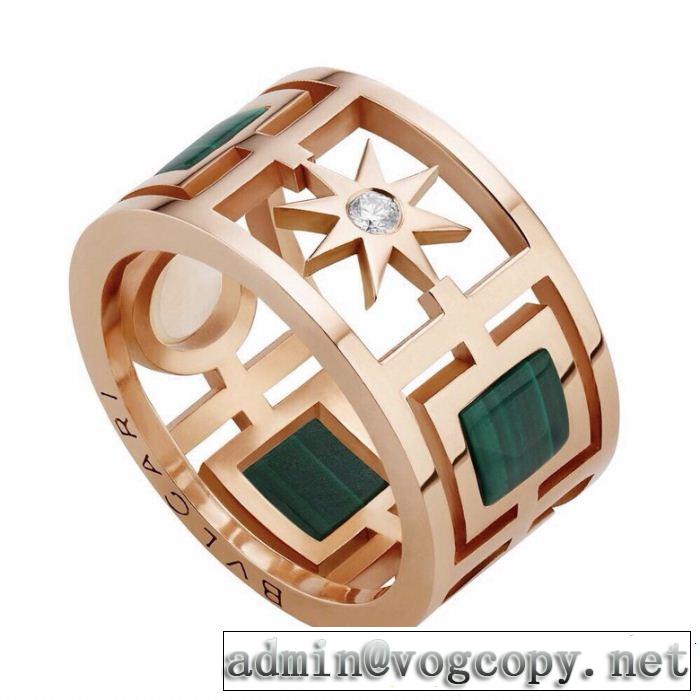 人目を引く存在感 ブルガリ2018新品入荷 BVLGARI 個性的なモデル リング/指輪