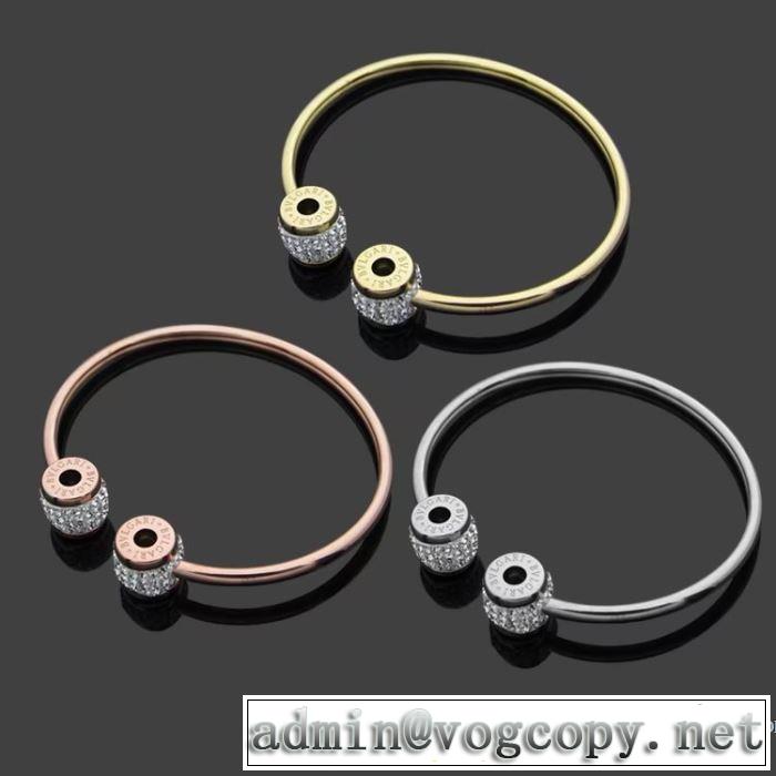 上品な輝きを放つ形2018春夏新作 ブルガリ BVLGARI ブレスレット3色可選