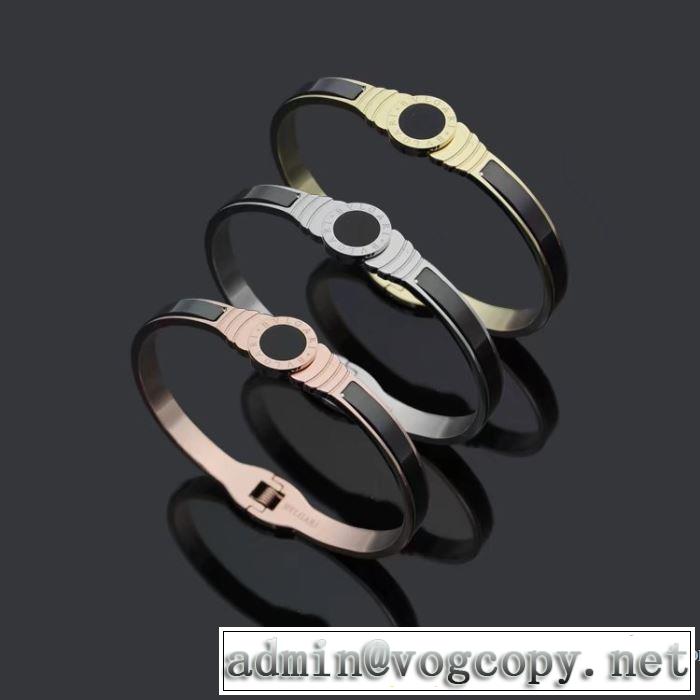 3色可選2018春夏新作 ブルガリ BVLGARI ブレスレット海外セレブ愛用
