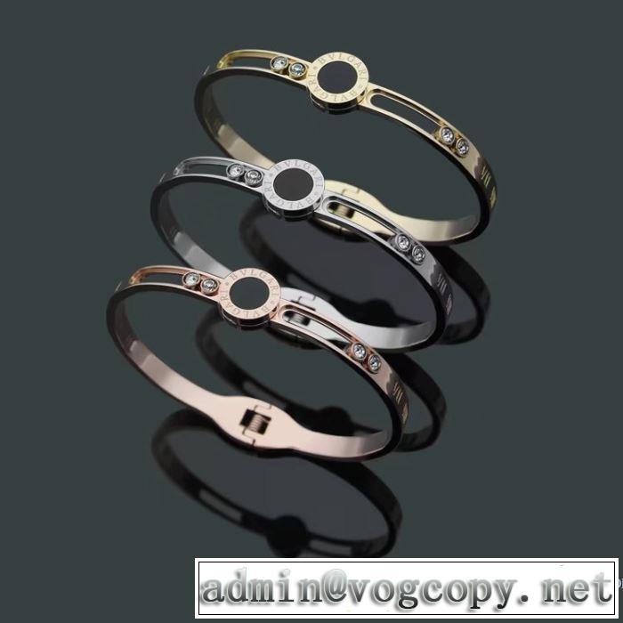 2018春夏新作 お洒落に魅せるブルガリ BVLGARI ブレスレット3色可選
