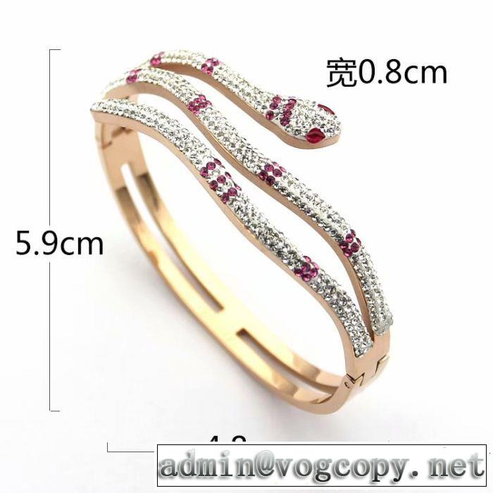 現代的な印象 ブルガリ2018【SALE！】ブレスレット上品でベーシック BVLGARI 3色可選