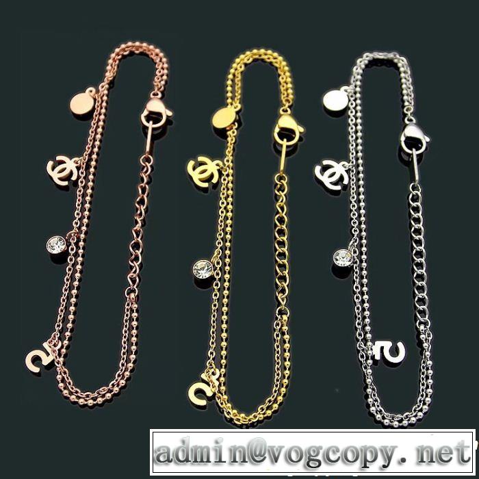 絶妙な新商品3色可選 2018年秋冬入荷ブレスレット CH CH美品*入手困難