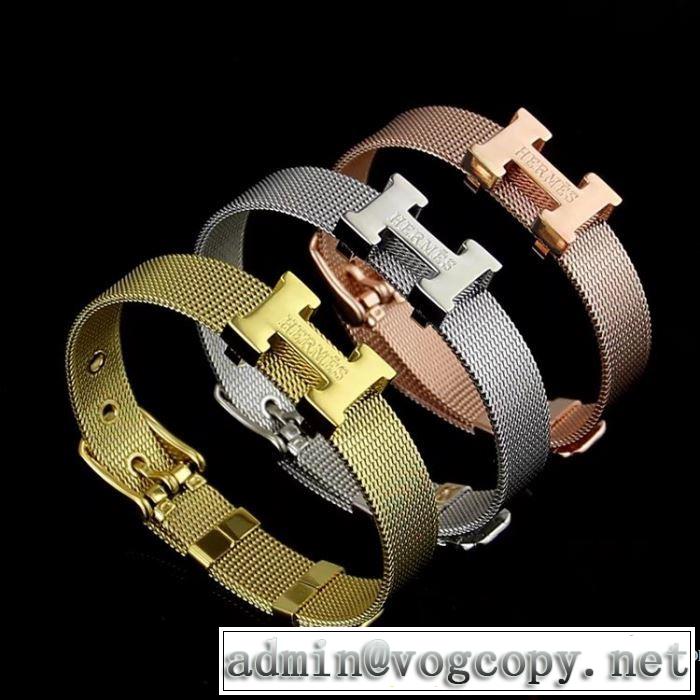 着心地抜群2018春夏新作3色可選 エルメス HERMES ブレスレット人気商品登場