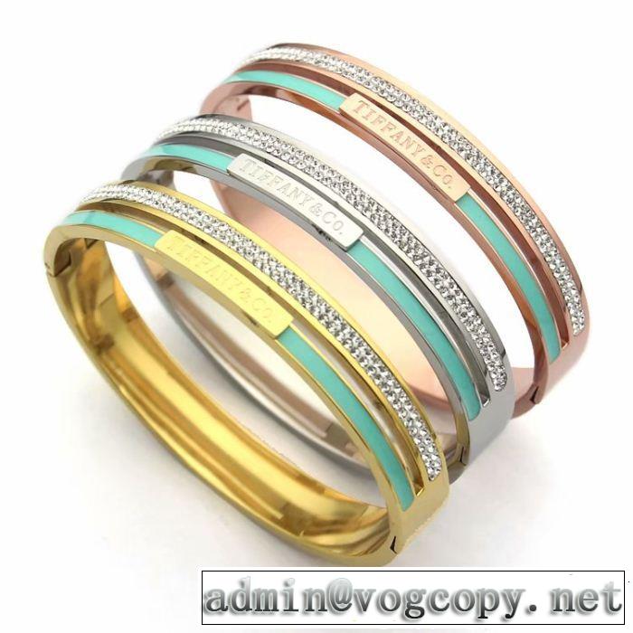 主役級のアイテムティファニー Tiffany&Co 2018新品入荷ブレスレット 3色可選 華やかさ満点