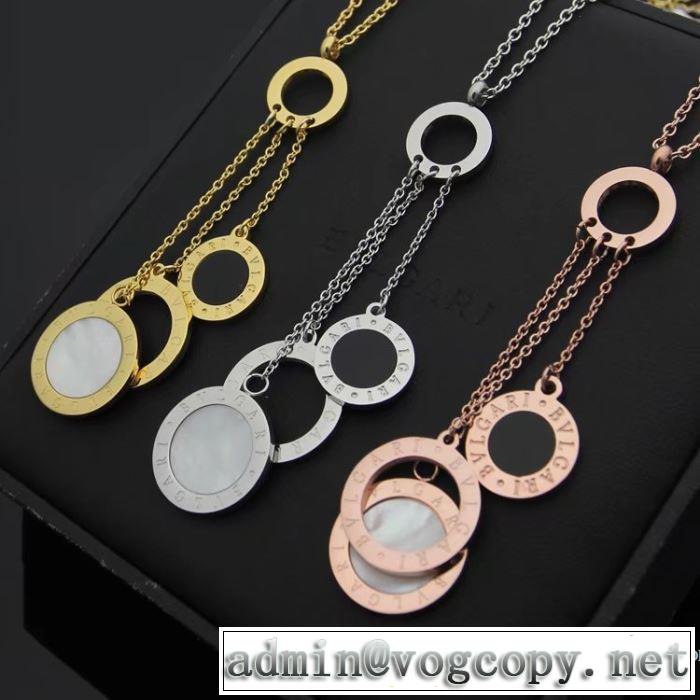 HOTお買い得 2018春夏新作3色可選 ブルガリ BVLGARI ネックレスSALE!今季