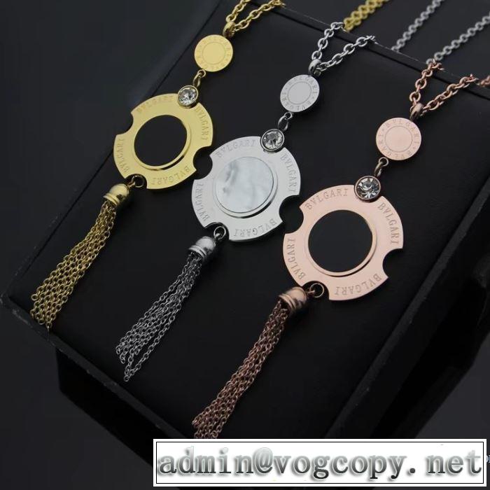 女性大好き 2018春夏新作 存在感のあるブルガリ BVLGARI 3色可選 ネックレス
