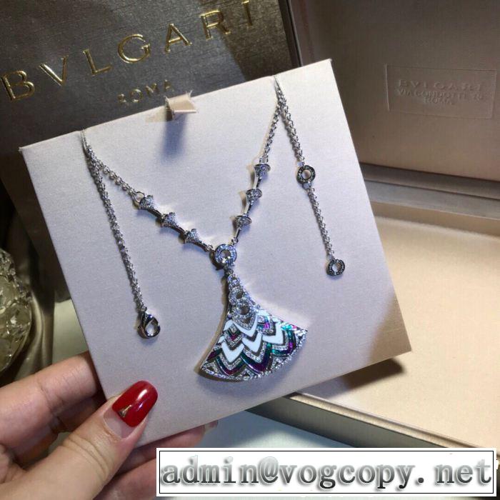 人気急上昇中 ブルガリ BVLGARI 華やかさ満点ネックレスストリートファッション