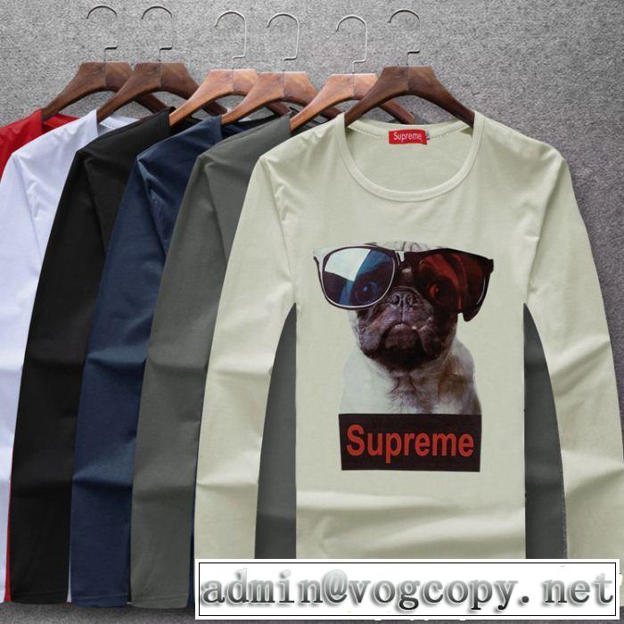  2018年人気満々のブランド シュプリーム SUPREME 冬季限定販売 多色可選 長袖 Tシャツ