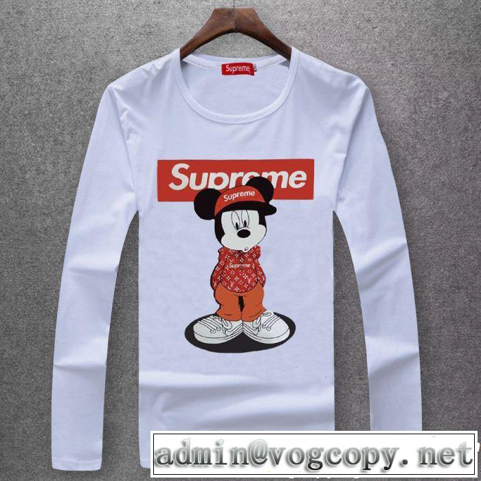  高感度アイテム シュプリーム SUPREME ミックス感が溢れる  長袖 Tシャツ 多色可選 格好良いアイテム