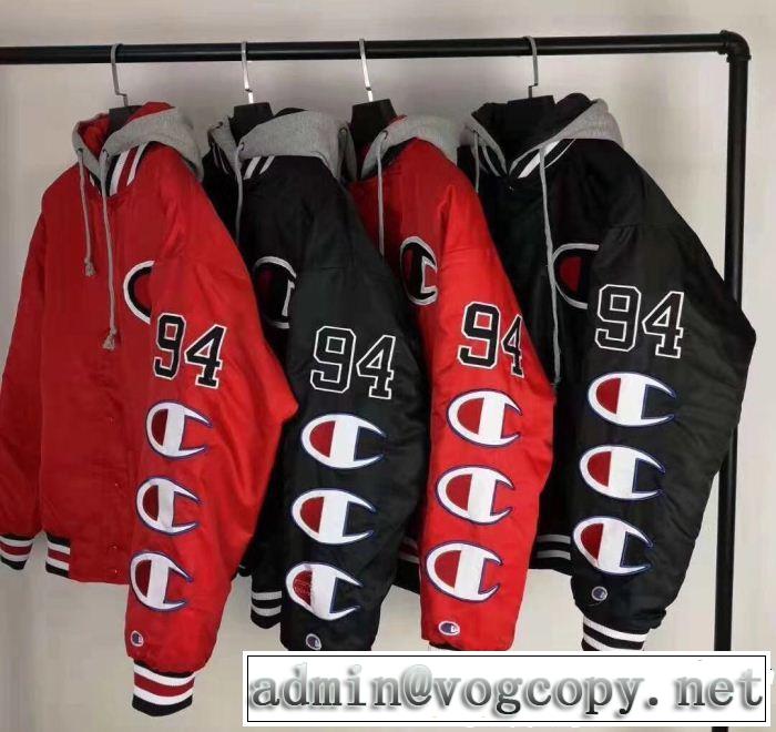 3色可選 Supreme X Champion Jacket 18FW 秋のお出かけに最適 今季爆発的な人気 SUPREME シュプリーム