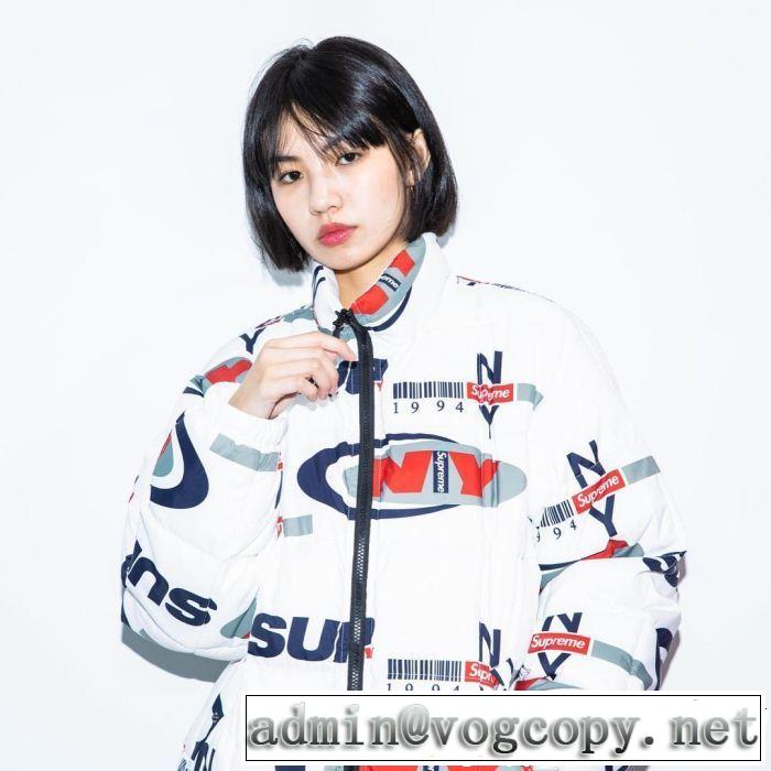 Supreme 18FW NY Reversible Puffy Jacket SUPREME シュプリーム 秋のお出かけに最適 2色可選 超定番人気