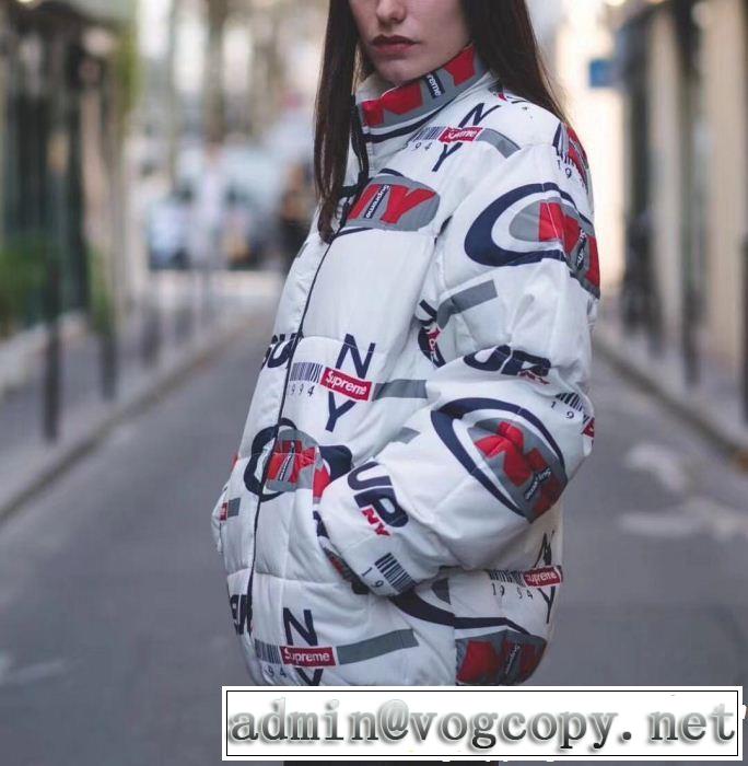 Supreme 18FW NY Reversible Puffy Jacket SUPREME シュプリーム 秋のお出かけに最適 2色可選 超定番人気