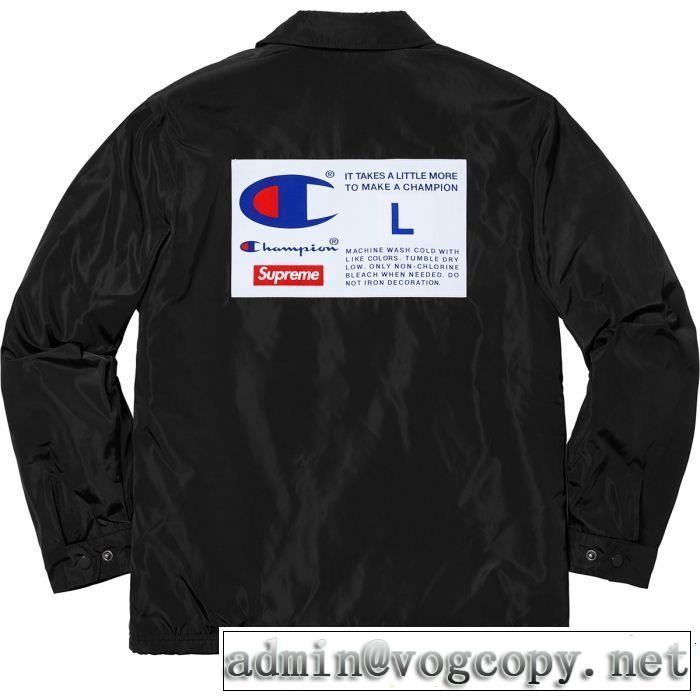 3色可選 Supreme Champion Label Coaches Jacket SUPREME シュプリーム 秋のお出かけに最適 2018年秋冬入荷