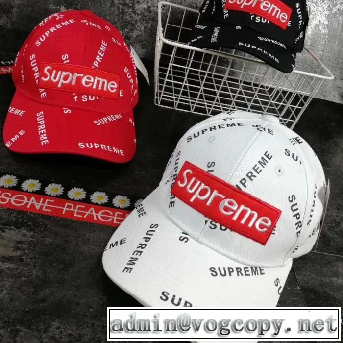  シュプリーム SUPREME  3色可選 2018春夏新作 最旬アイテム キャップ